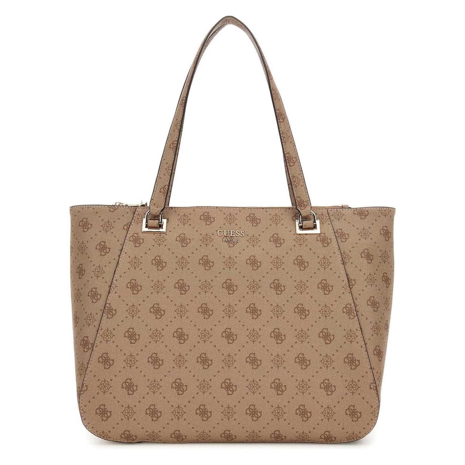 Guess, Damen, Tasche, Borsa Tote Calebra, Braun