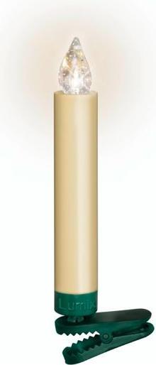 Image du produit Krinner Bougie de Noël à LED pour arbre de Noël - Ensemble de démarrage Superlight (10 x)