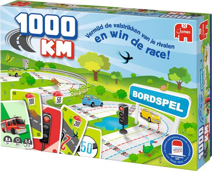 Actual product image Jumbo 1000 km board game (1000 pieces)