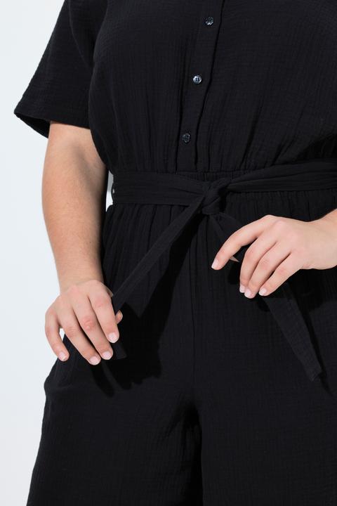 Produktbild Angel of Style Jumpsuit, oversized, Musselin, gerades Bein (46)