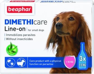 Produktbild beaphar Flea & Tick Line On, Flöhe und Zecken (Dimethicone) Small Dog (Hund)