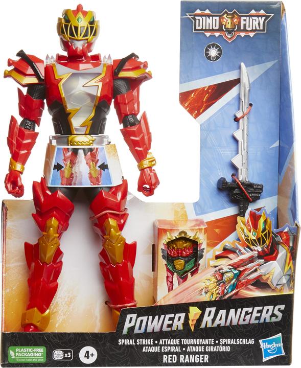 Produktbild Power Rangers Dino Fury Spiralschlag Roter Ranger