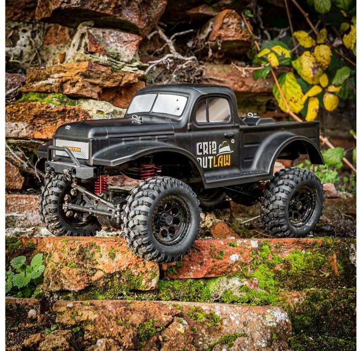 Produktbild Funtek Scale Crawler CR12 Outlaw Schwarz, RTR, 1:12 (RTR Ready-to-Run)