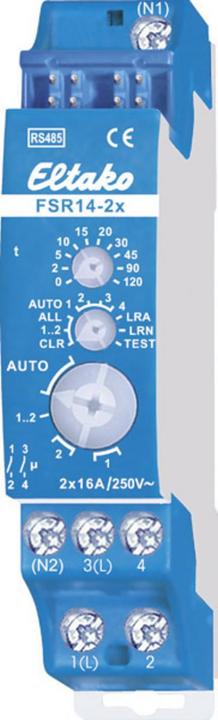 Image du produit Eltako Actionneur de bus RS485 relais de commutation à impulsion de courant 2 canaux (Actionneur de commutation)