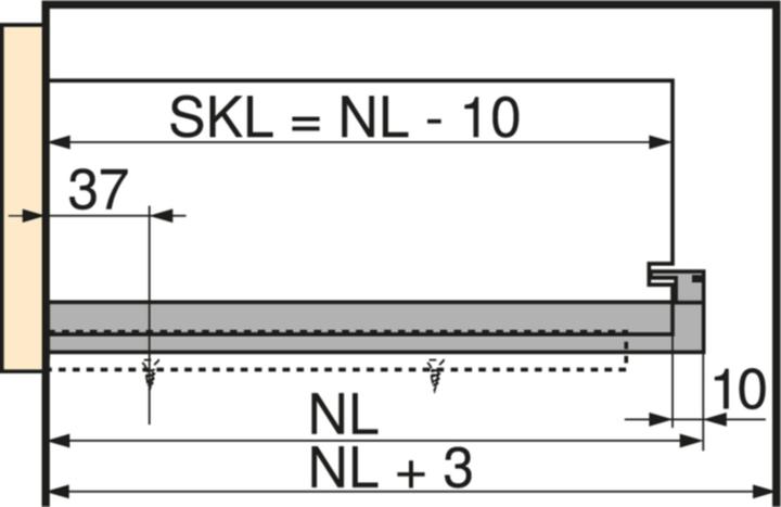 Image du produit Blum 760H4000SU ZN sorti tot.BLMT S,40kg,ln40