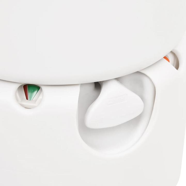 Immagine prodotto VidaXL Toilette da campeggio da incasso Bianca 24+17 L HDPE e Acciaio