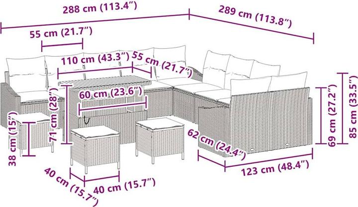 Produktbild vidaXL Brycen