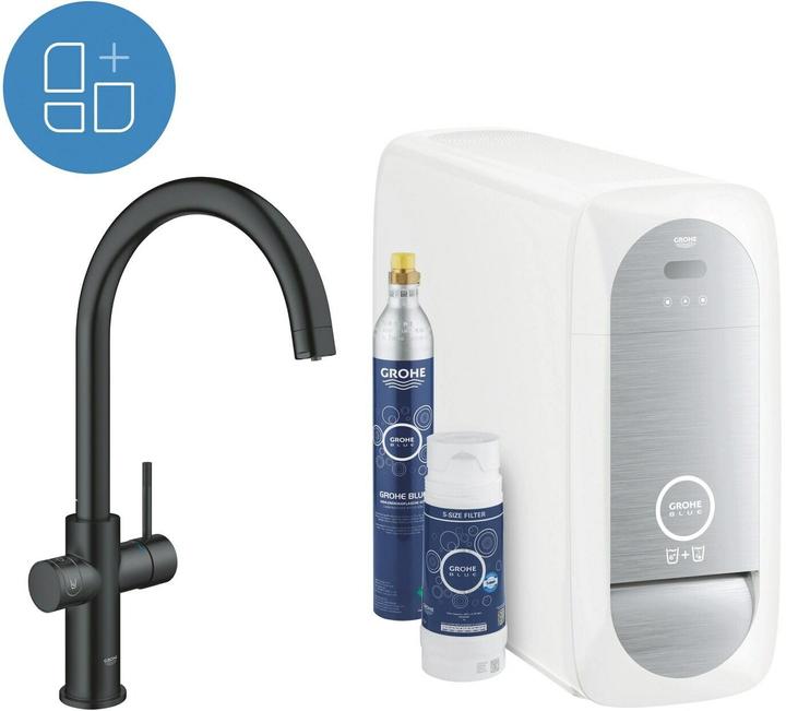 Actual product image Grohe Blue Home Schwarz