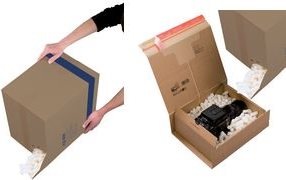 Produktbild Colompac Füllmaterial Flo-Pac Verpackungschips, 45-Liter-Polsterchips, weiß, empfohlen für