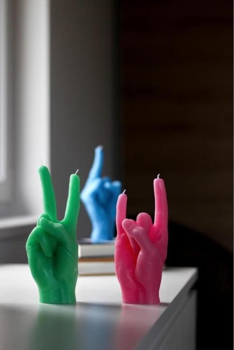 Produktbild Candle Hand You Rock (1 Stk.)