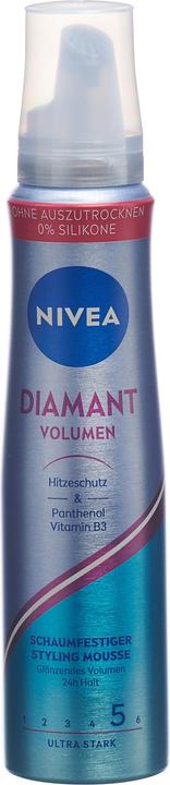 Produktbild NIVEA Diamond Volume Styling Mousse (Volumenschaum, 150 ml)
