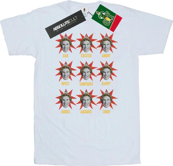 Actual product image Elf Mens Buddy Moods T-Shirt (S)