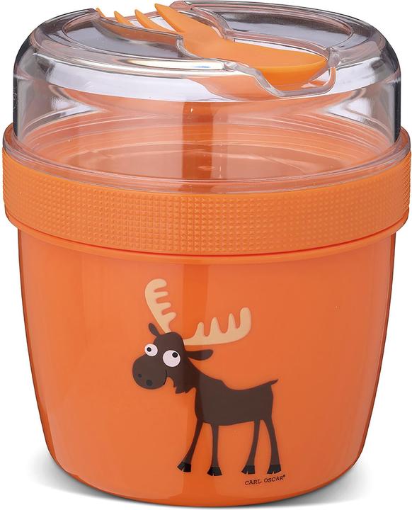 Carl Oscar Nice Cup ™ L Orange-Moose breakfast container with cooling insert