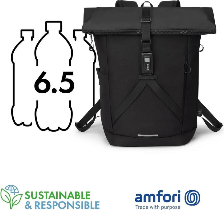 Produktbild Dicota Backpack COMMUTER - Rolltop 13-16, Backpack (26 l)