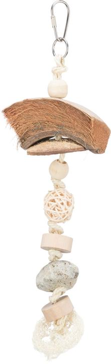 Trixie Natural toy, coconut/rattan/lava rock, 35 cm