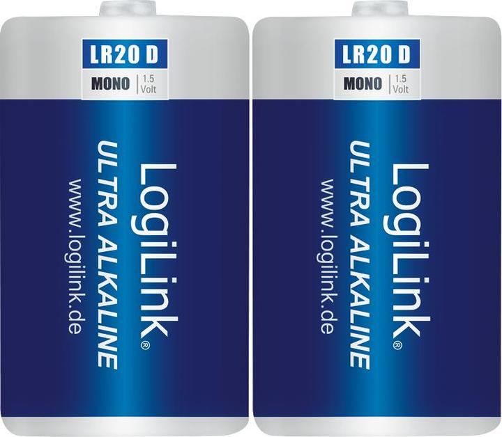 Produktbild LogiLink Ultra Power (2 Stk., D / LR20 / Mono / R20)