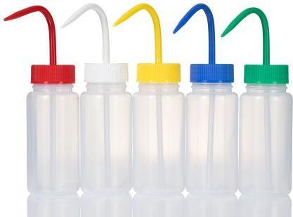 RS PRO 250ml LDPE Wide Neck Wash Bottle