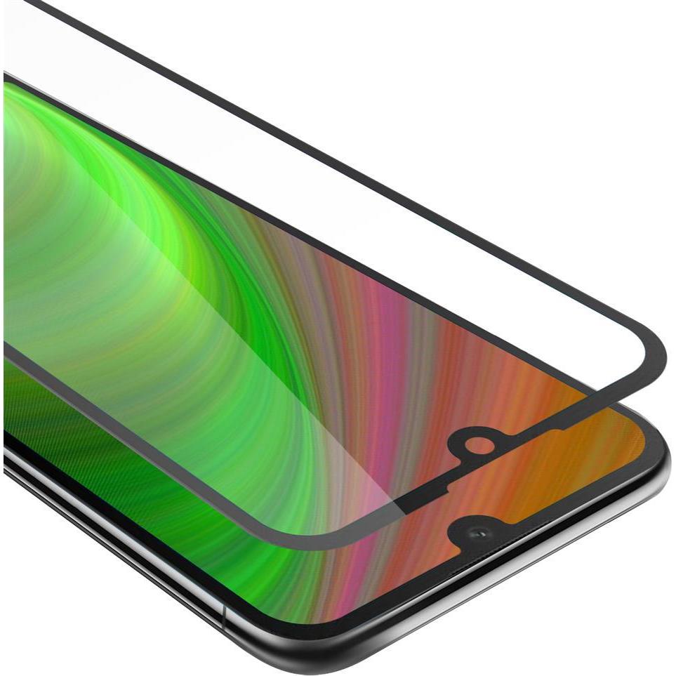 Cadorabo Vollbild Displayschutzglas (1 Stück, Huawei Y5 (2019)), Smartphone Schutzfolie, Schwarz