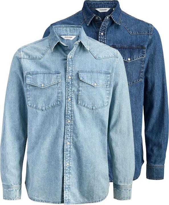 Immagine prodotto Jack & Jones 2er Pack Western Jeanshemd (L)