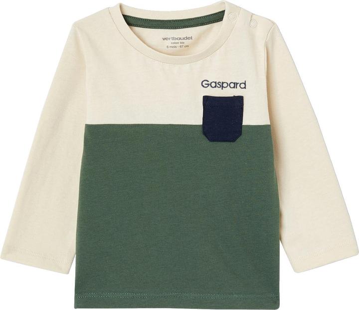 Immagine prodotto Vertbaudet Baby Colorblock-Shirt aus Bio-Baumwolle (74)