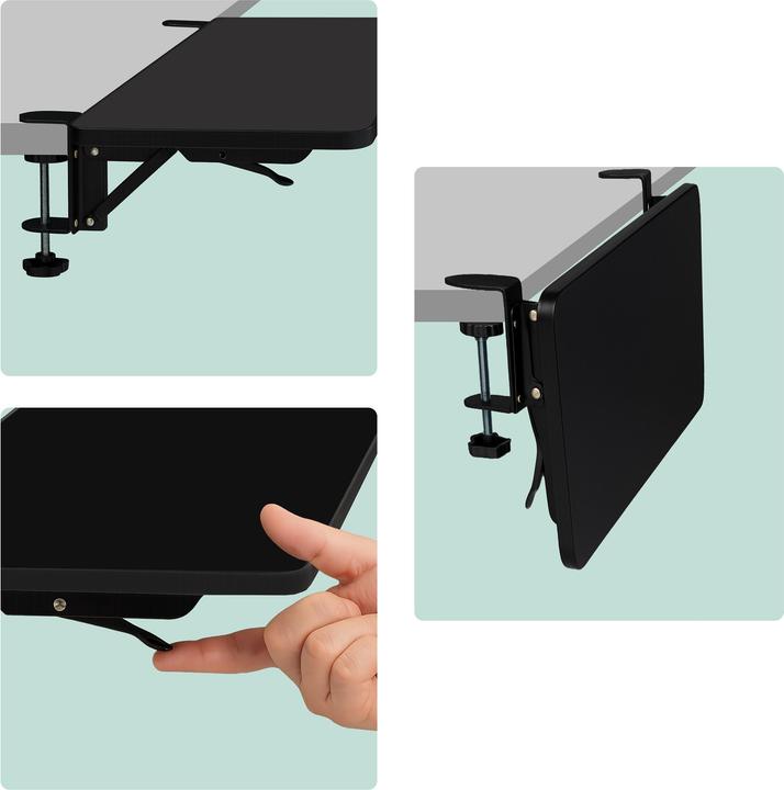 Actual product image Relaxdays Schreibtischverlängerung zum Anklemmen