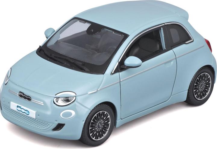 Bburago Fiat 500e 1/24 blauw