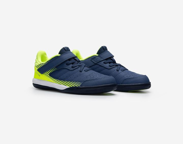 Image du produit Kipsta Chaussures de futsal eskudo 500 kd bleu jaune (31)