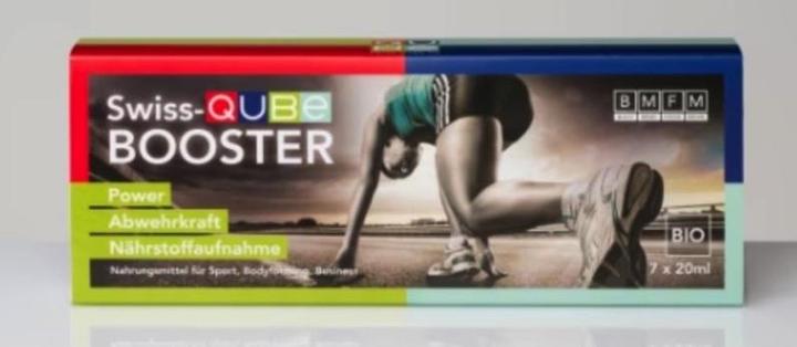 Actual product image Swiss Qube Booster (7 Piece, Liquid)