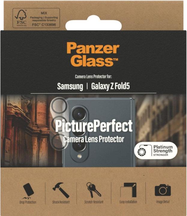 Produktbild PanzerGlass PicturePerfect Camera Lens Protector Samsung Galaxy Z Fold 5 (1 Stk., Samsung Galaxy Z Fold5)