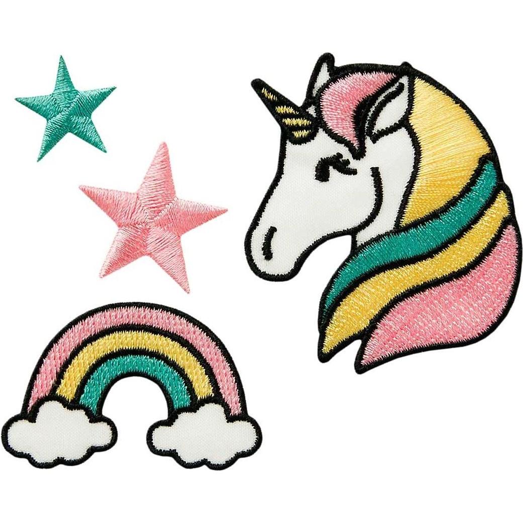 Mono Quick Einhorn, Applikationen, Mehrfarbig