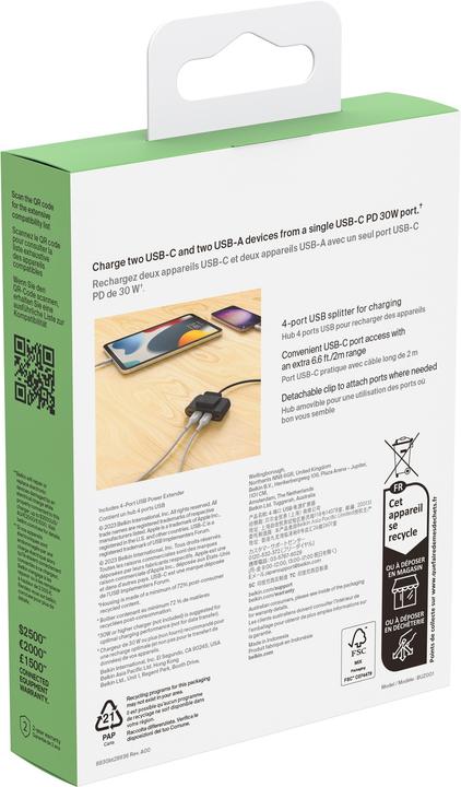 Actual product image Belkin BoostCharge (USB-C, 4 ports)