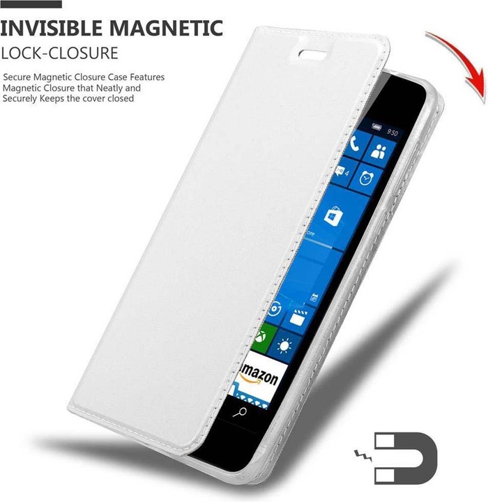 Produktbild Cadorabo Book Classy Style Cover (Microsoft Lumia 550)