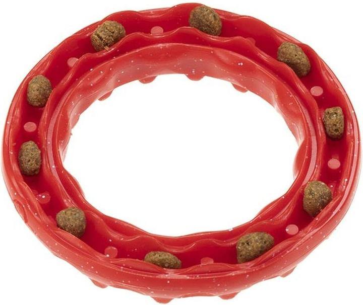 Immagine prodotto Ferplast Anello del sorriso S rosso - Gioco per cani (Gioco da masticare per cani)