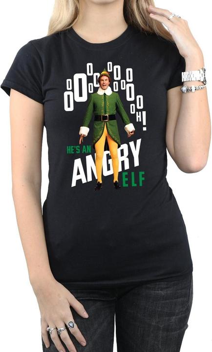 Immagine prodotto Elf Angry Maglietta Donna (S)