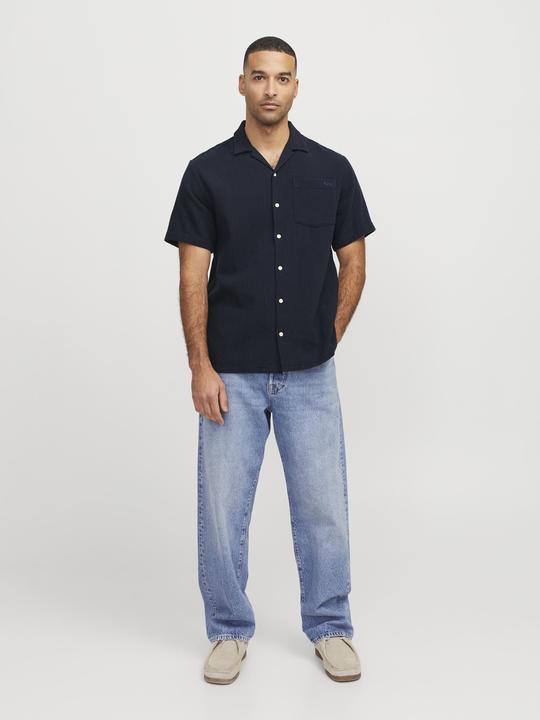 Produktbild Jack & Jones Rddwayne Structure Resort Shirt S/S Sn (L)