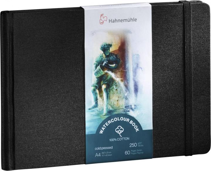 Produktbild Hahnemühle Skizzenbuch Watercolour Book 100% Cotton (A4, Harter Einband)