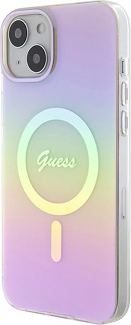 Produktbild Guess GUHMP15SHITSP iPhone 15 6.1" różowy/pink hardcase IML Iridescent MagSafe (Apple iPhone 15)