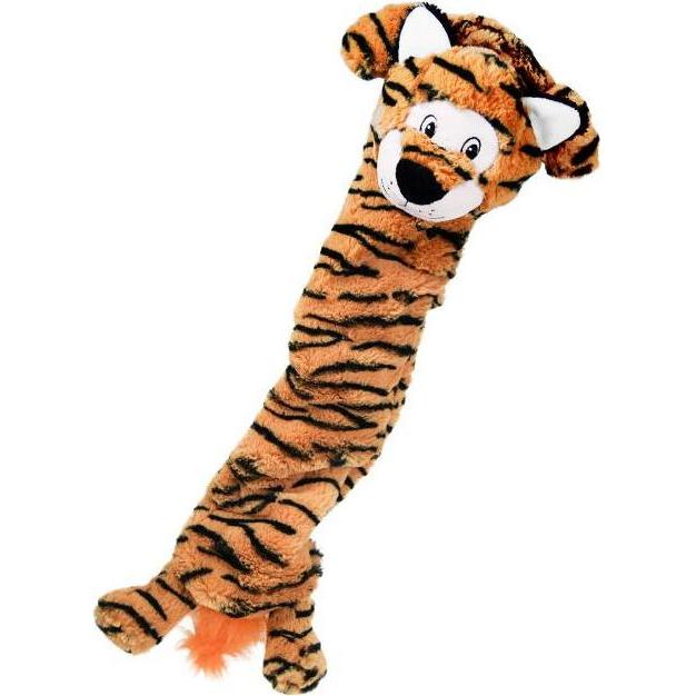 Thumbnail - KONG Stretchezz Jumbo Tiger (Apportieren, Quietscher, Hundespielzeug), Hundespielzeug