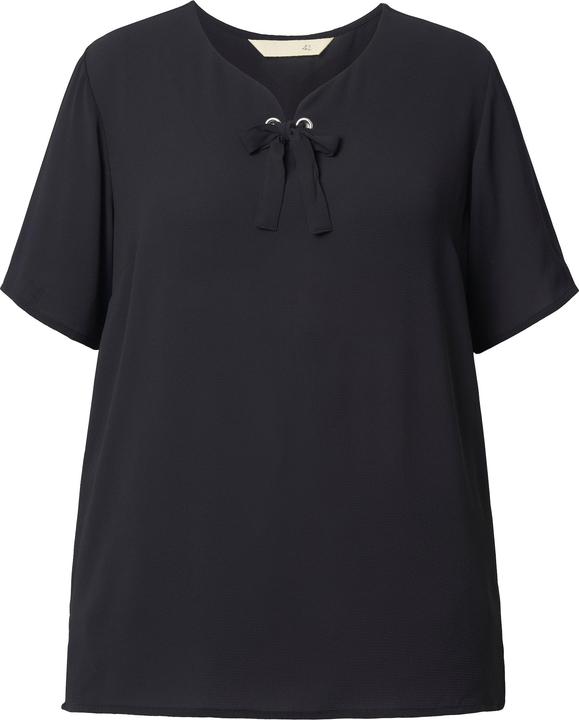 Produktbild Miamoda Blusenshirt, A-Linie, Bindeband am Ausschnitt (54)