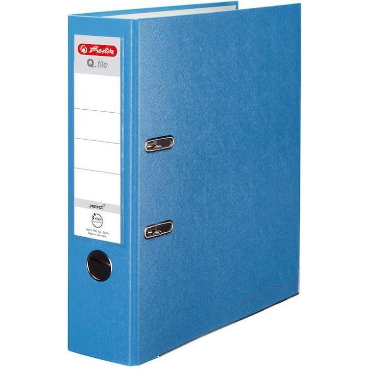 Herlitz Ordner A4 8 cm PP Aqua Q-Datei (A4, 80 mm) (42381056)