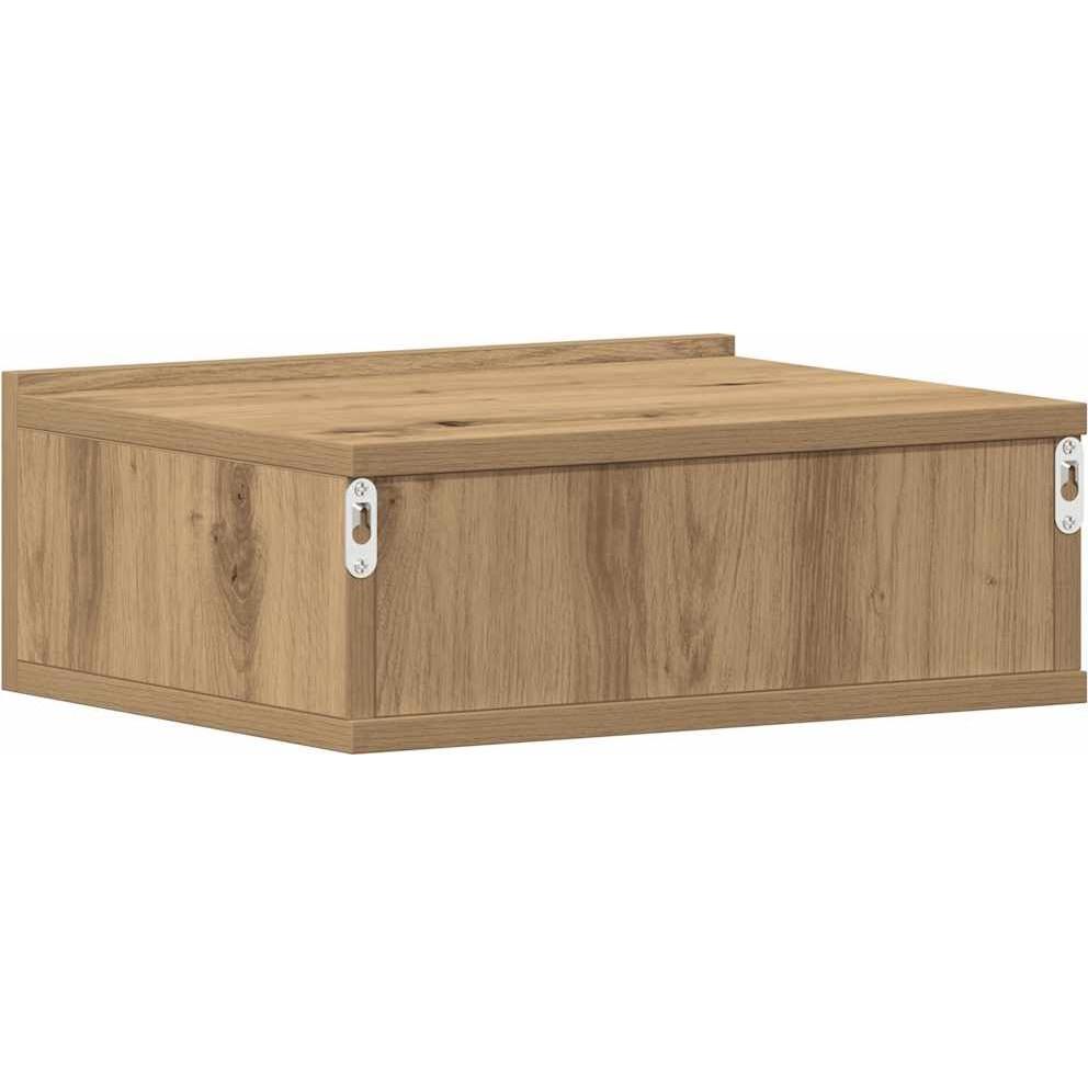 Vidaxl Braun Nachttisch, Hängender Nachttisch (40 X 32 X 15 Cm)