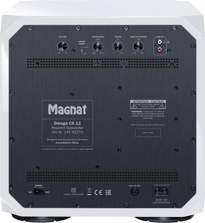 Image du produit Magnat Omega Cs12 Satin (1 pièce, 525 W)
