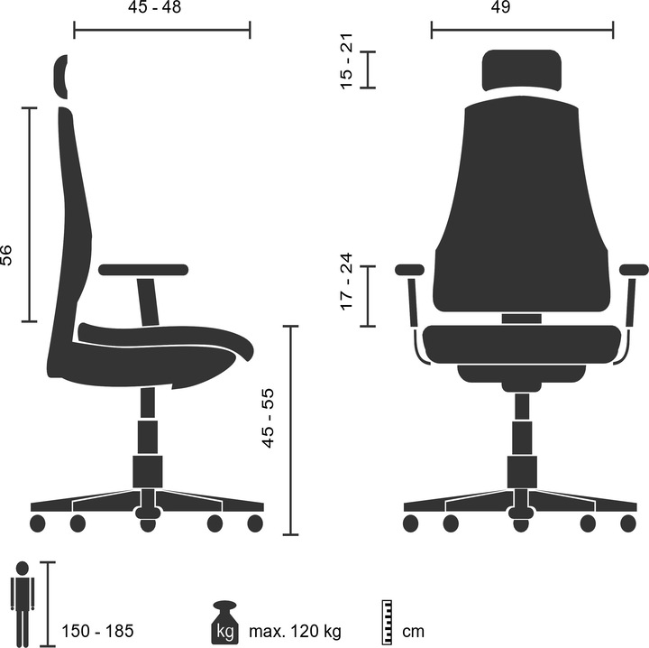 Actual product image Hjh Office Ergo Line II Pro