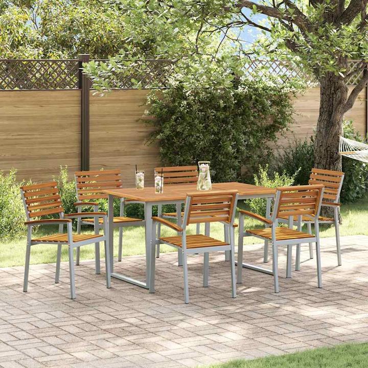 Produktbild vidaXL Garten Essgruppe (160 x 80 x 75 cm)