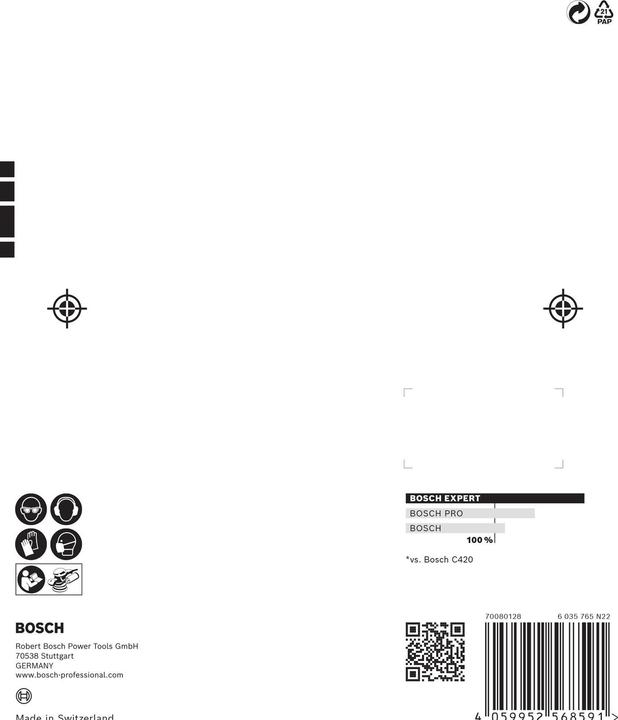 Produktbild Bosch Professional Zubehör Expert M480 Starter-Set (120, 180, 80)