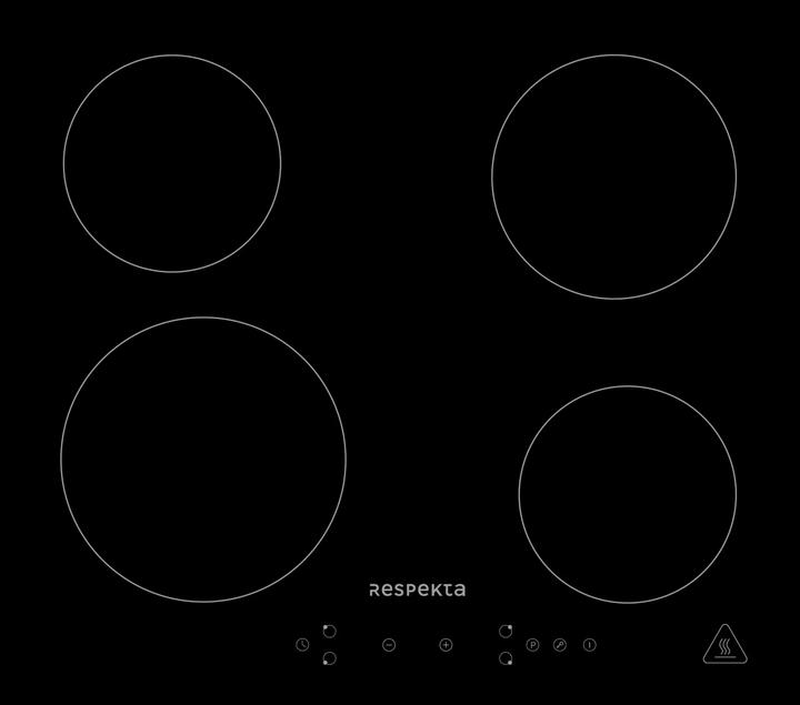 Avetoe 982 - Kochfeld Induktion 4 Zonen 60cm rahmenlos (59 cm, Glaskeramik Kochfeld, Induktionskochfeld)