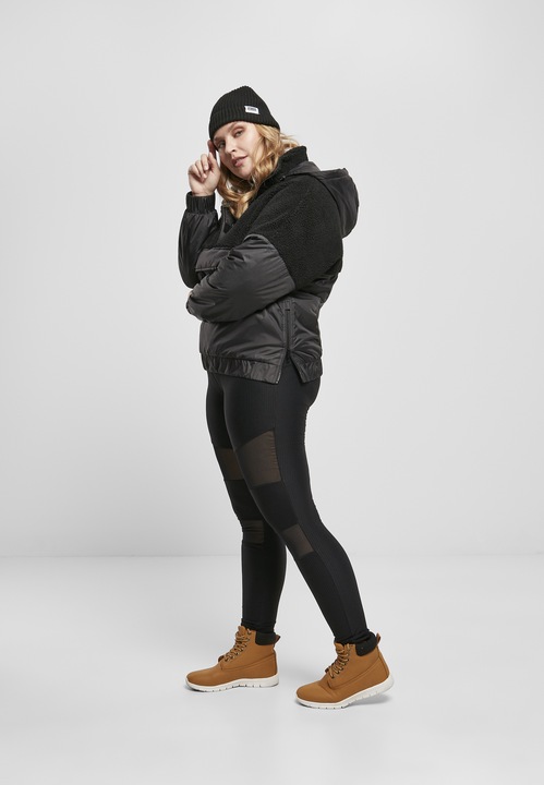 Image du produit Urban Classics Ladies Sherpa Mix Pull Over Jacket (3XL)