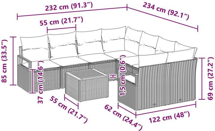 Produktbild vidaXL Presley