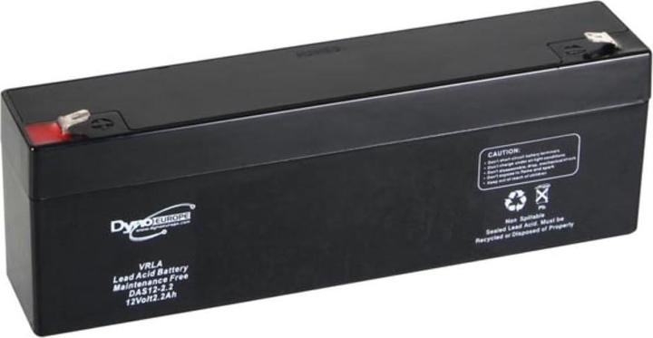 Produktbild Dyno EUROPE BLEIAKKU - 12 V - 2.2 Ah - 177.5 x 34 x 66 mm (12 V, 2200 mAh)