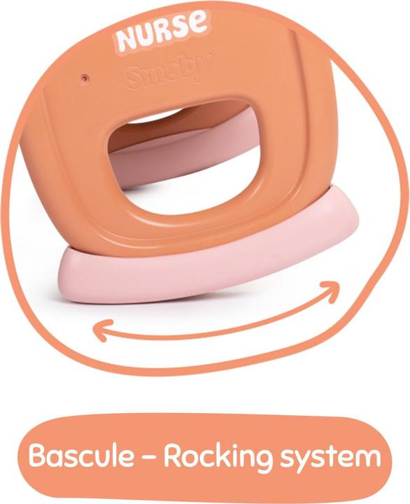Actual product image Smoby Baby Nurse Puppenwiege mit Himmel